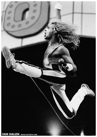 Poster Van Halen - David Lee Roth 1980, Poster (59,4 x 84,1 cm) 