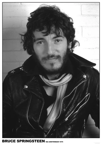 Poster Bruce Springsteen - Rai Amsterdam 1975, Poster (59,4 x 84,1 cm) 