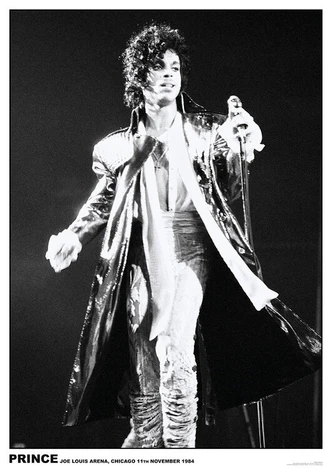 Plakat Prince - Joe Louis Arena, Chichago, Plakat (59,4 x 84,1 cm) 