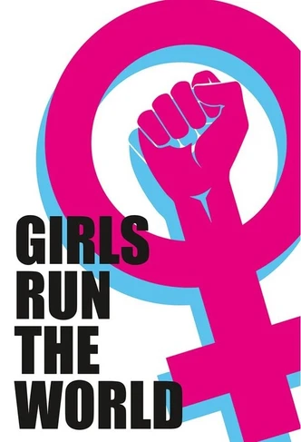 Poster Girls run the World 61x91,5 cm 