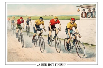 Poster Art Print John Cameron - Wheelman In A Red Hot Finish 91,5x61 cm 