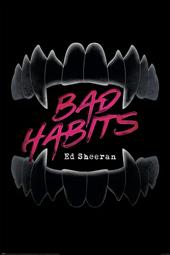 Music poster Ed Sheeran - Bad Habits 61x91,5 cm 