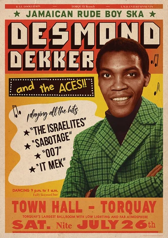 Poster Desmond Dekker, poster (59,4 x 84,1 cm) 