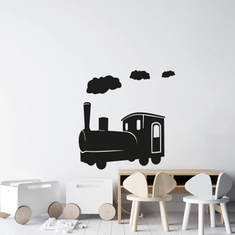 Sticker mural - Locomotive à Vapeur 