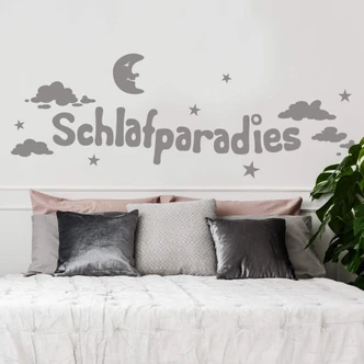Wandtattoo Schlafparadies Wandtattoo Schlafparadies