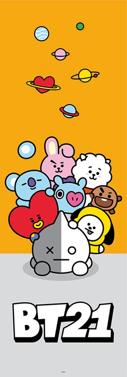Poster BT21, poster (53 x 158 cm) 
