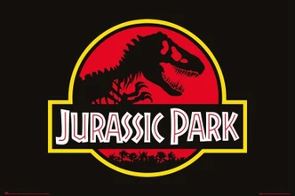Poster, Film poster Jurassic Park - Logo 91,5x61 cm 