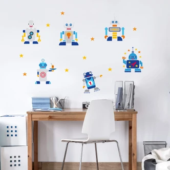 Robot-Set Boys Wall sticker 