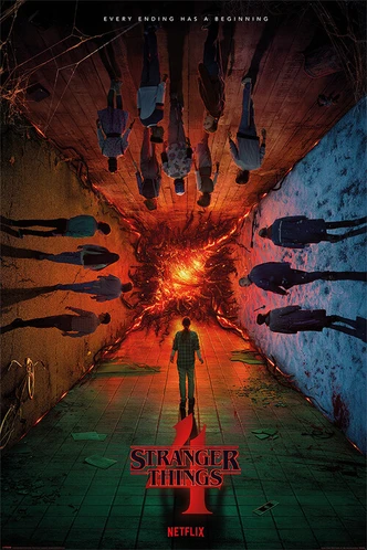 Poster, film poster Stranger Things: Season 4 - Every Ending Has A Beginning 61x91,5 cm Poster, film poster Stranger Things: Season 4 - Every Ending Has A Beginning 61x91,5 cm