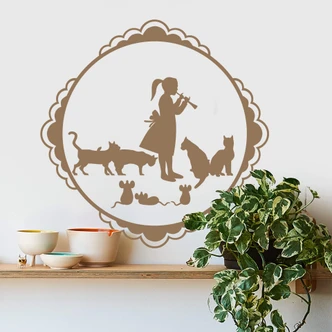 Wandtattoo Märchenwelt Flötenspiel Wandtattoo Märchenwelt Flötenspiel