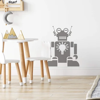 Muursticker Robot Aaron 