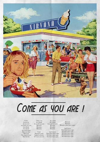 Poster Ads Libitum - Come as you are, Plakat (40 x 60 cm) 