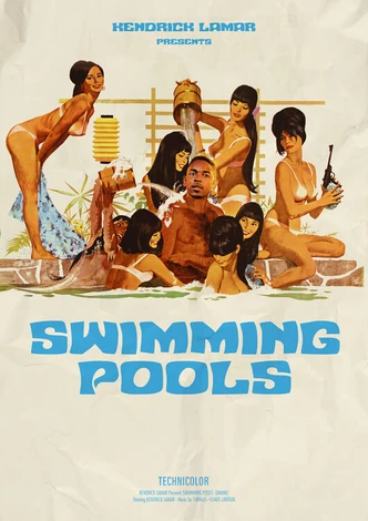 Poster Ads Libitum - Swimming pools, Plakat (40 x 60 cm) 