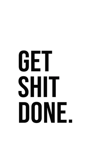Poster Finlay & Noa - Get shit done, Plakat (40 x 60 cm) 