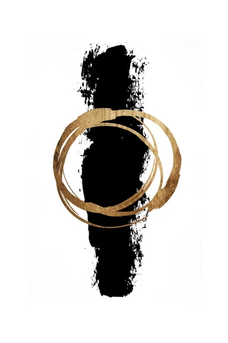 Kunstplakat Kubistika - Cirkel og linje, plakat (40 x 60 cm) 