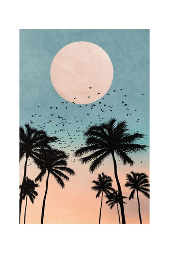 Plakat kunsttryk Kubistika - Sunrise, plakat (40 x 60 cm) 