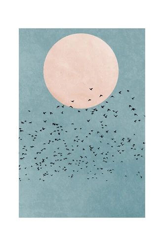 Kunstplakat Kubistika - Fly away, plakat (40 x 60 cm) 