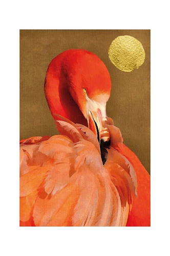 Kunstplakat Kubistika - Flamingo, plakat (40 x 60 cm) Kunstplakat Kubistika - Flamingo, plakat (40 x 60 cm)
