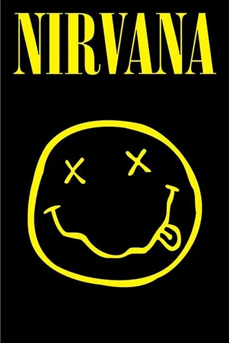 Music Poster Nirvana - Smiley 61x91,5 cm 