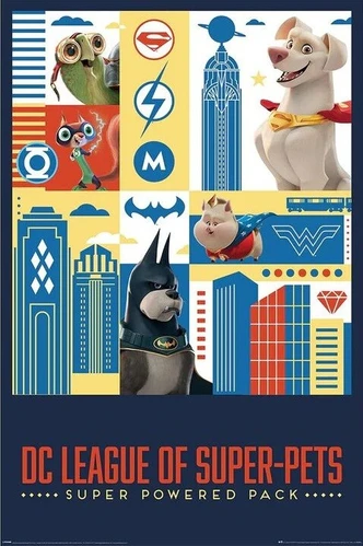 Poster, Filmposter DC Super Pets - Activate 61x91,5 cm 