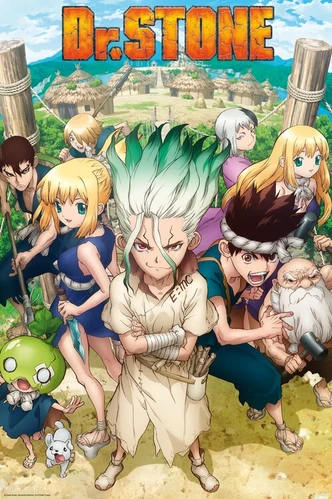 Poster, Film poster DR. Stone - Group 61x91,5 cm 