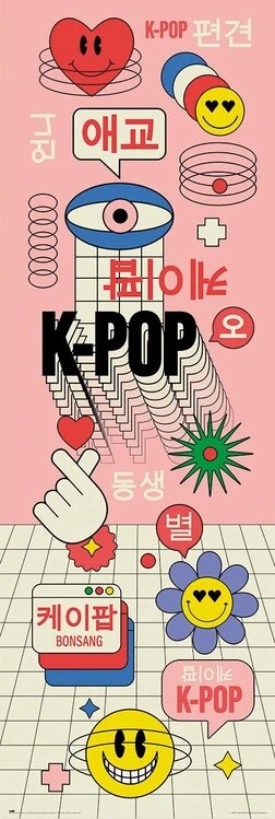 Poster K-POP, poster (53 x 158 cm) 