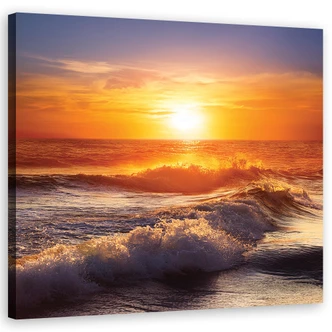 Leinwandbild Meer Welle Natur 