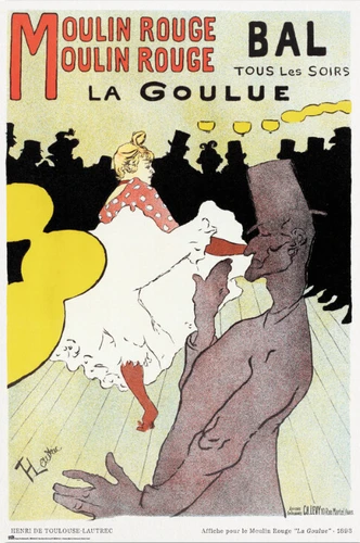 Poster, film poster Moulin Rouge - La Goulue 61x91,5 cm Poster, film poster Moulin Rouge - La Goulue 61x91,5 cm