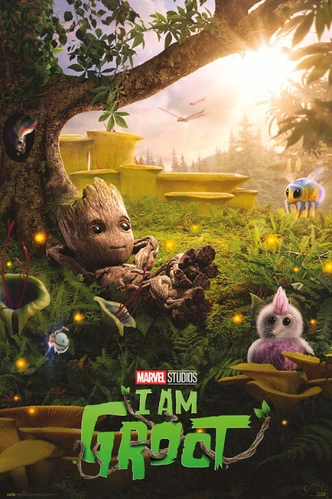 Poster, Filmposter Marvel: I am Groot - Chill Time 61x91,5 cm 