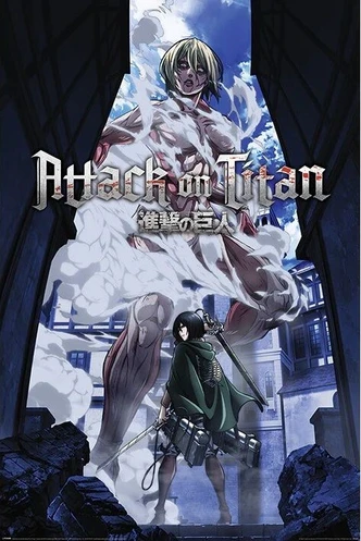 Poster, Filmposter Attack on Titan S3 - Female Titan Approaches 61x91,5 cm Poster, Filmposter Attack on Titan S3 - Female Titan Approaches 61x91,5 cm