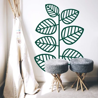 Wandtattoo Dschungelpflanze 