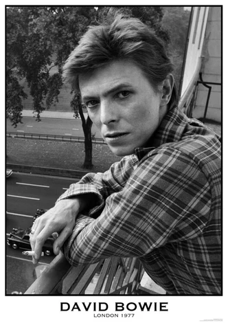 Poster David Bowie - Londen 1977, Poster (59,4 x 84,1 cm) 