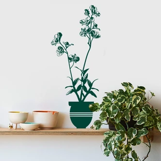 Wandtattoo Orchidee 3 Wandtattoo Orchidee 3