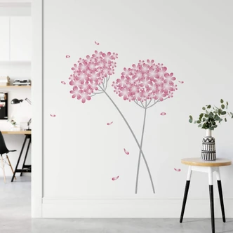 Adesivo murale - Ortensia 