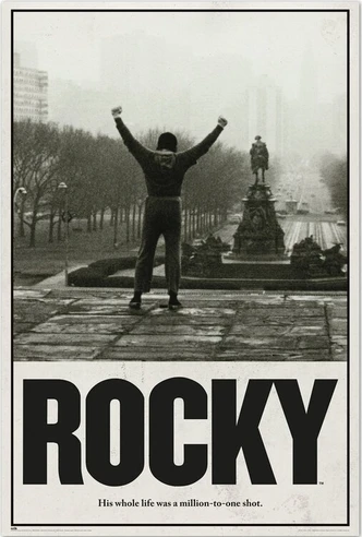 Poster, Film poster Rocky Balboa - Rocky Film 61x91,5 cm Poster, Film poster Rocky Balboa - Rocky Film 61x91,5 cm