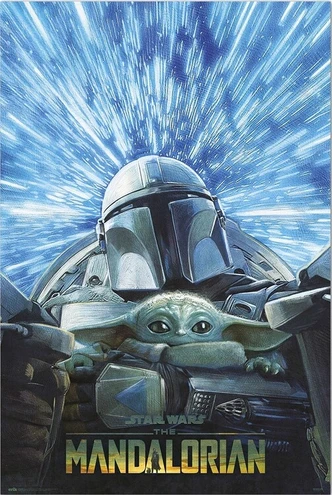 Poster, film poster Star Wars: The Mandalorian - Hyperspace 61x91,5 cm Poster, film poster Star Wars: The Mandalorian - Hyperspace 61x91,5 cm