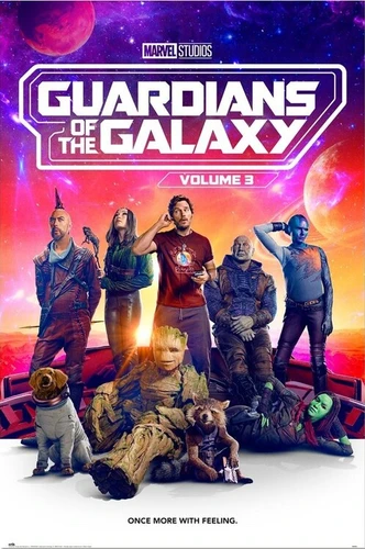 Poster, Filmposter Marvel: Guardians of the Galaxy 3 - One More With Feeling 61x91,5 cm 