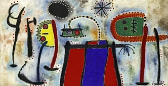 Poster Schilderij, 1953 Kunstdruk, Joan Miró (80 x 60 cm) 