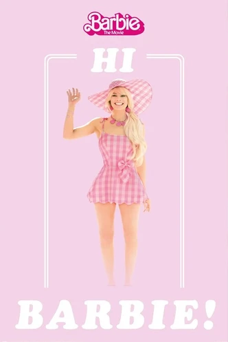 Poster, Filmposter Barbie Movie - Hi Barbie 61x91,5 cm 