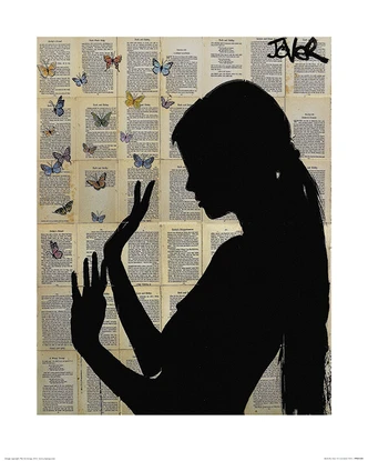 Poster Loui Jover - Butterfly Days Impression d'art, Loui Jover (40 x 50 cm) 