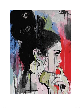 Poster Loui Jover - Planeten kunstdruk, Loui Jover (60 x 80 cm) 