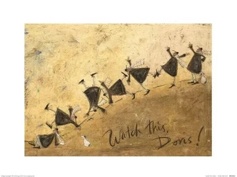 Poster Sam Toft - Watch This, Doris ! Impression d'art, Sam Toft (40 x 30 cm) 