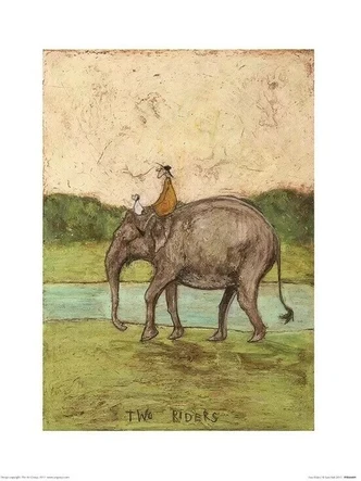 Poster Sam Toft - Tow Riders Impression d'art, Sam Toft (30 x 40 cm) 