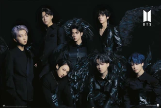 Music Poster BTS - Black Wings 91,5x61 cm 