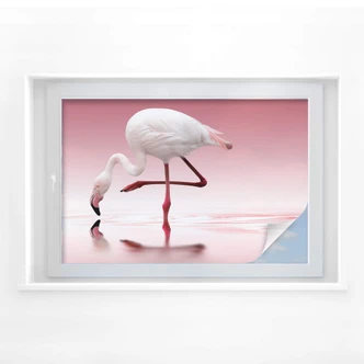 Window foil Reindl – Pink Flamingo 