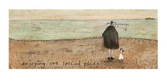 Poster Sam Toft - Enjoying Our Special Place, impression d'art, Sam Toft (100 x 50 cm) 