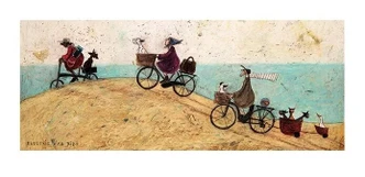 Poster Sam Toft - Electric Bike Ride, Sam Toft (100 x 50 cm) 