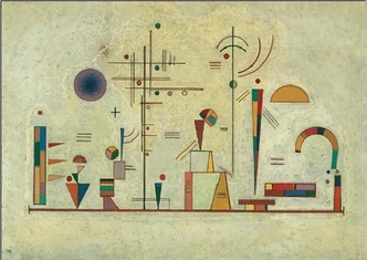 Poster Ernst und Spaß imprimé d'art, Kandinsky (80 x 60 cm) 