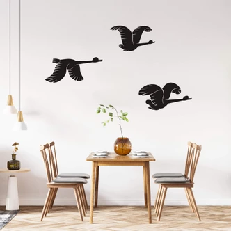Muursticker Vliegende Eenden 