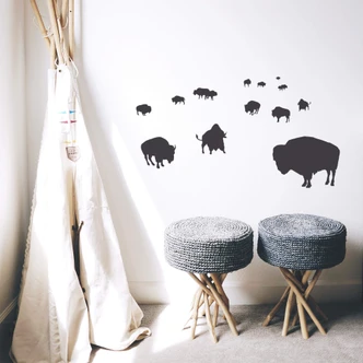 Muursticker Buffels 